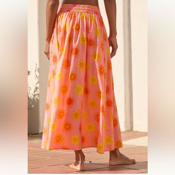 FARM Rio x Anthropologie Sun Midi Skirt - Picture 3 of 4